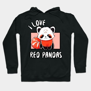 Snow-Capped Red Panda Hoodie